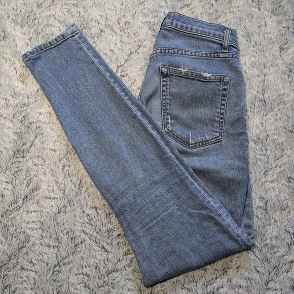 Reformation High Rise Blue Jeans - Picture 2 of 8